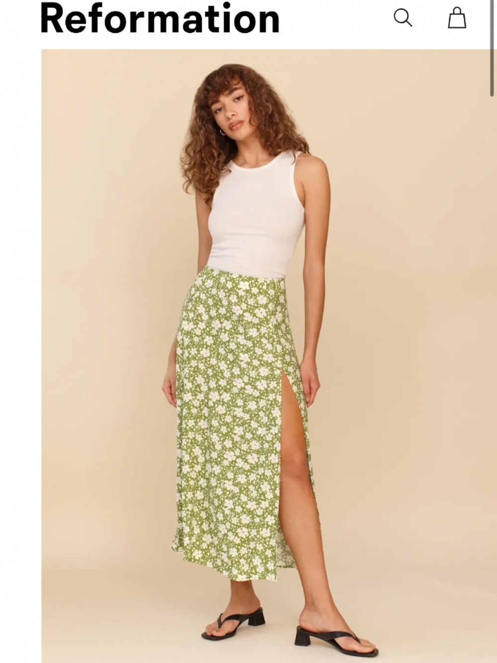 Reformation Zoe Skirt